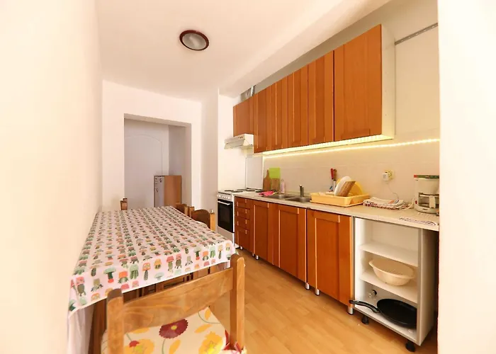 Апартаменты Melita - Two Bedroom With Terrace And Sea View A1 Задар
